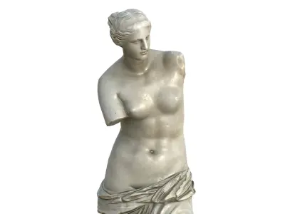 Statue 05 Low-poly 3D model