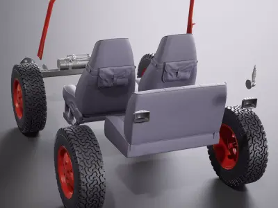 Jurassic Park Jeep conversion parts for Tamiya Jeep Wrangler 3D print model
