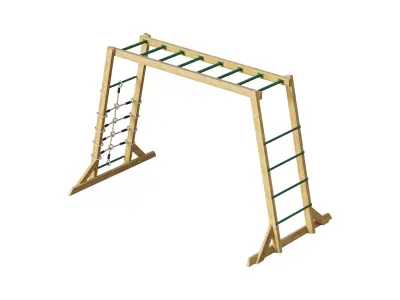 FREESTANDING MONKEY BARS 3D model