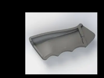 Simple AR grip 3D print model