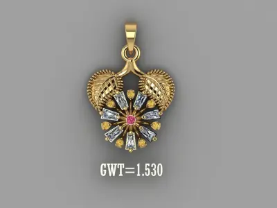 FASION PENDANT 3D model shop