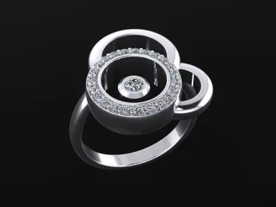 Chopard Ring 3D print model