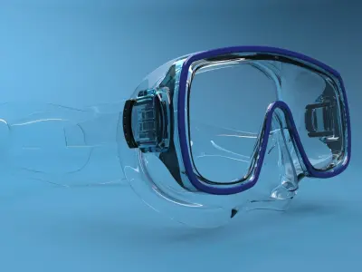 water mask Free 3D model