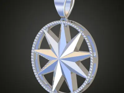 Pendant model 3D 0205 printable model Free 3D print model