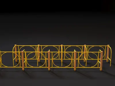 Sports complex 4 maze 3D model