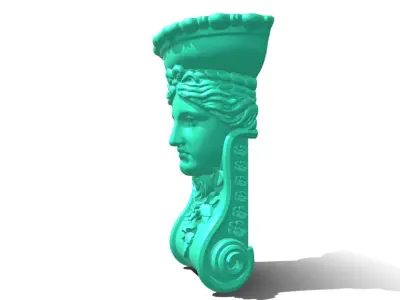 wall flower vase  3D model