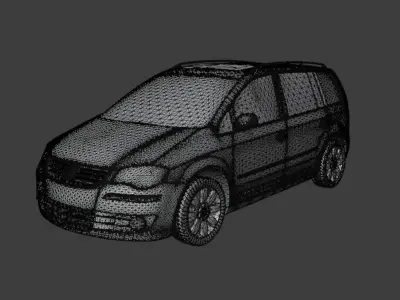 Volkswagen Touran 3D model