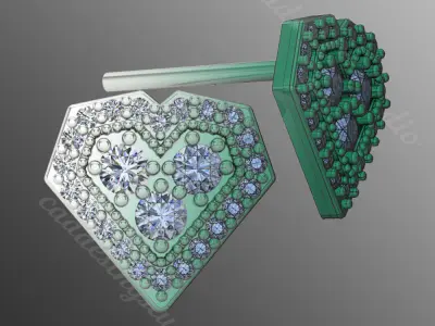 Earrings od64 3D print model