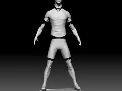 Cristiano Ronaldo 3D print model