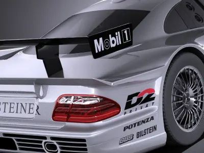 Mercedes-Benz CLK GTR 1998 VRAY 3D model