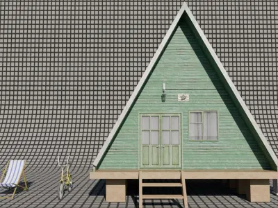 Pioner Camp House  Free 3D model