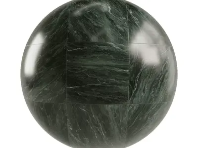 Seamless Dark Green Marble Tile Texture  Texture