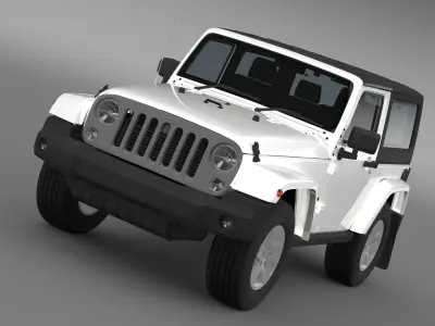 Jeep Wrangler Freedom 2014 3D model
