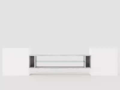 Incastro TV Bench 258 Cm Low-poly 3D model