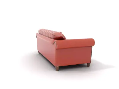 Chesterfield Leather Sofa model pack Low-poly 3D model