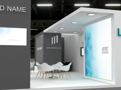 Exhibition Booth 3D model 3D model