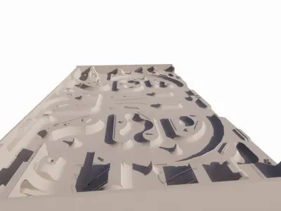 Skatepark-Skate Park PACK 3D model