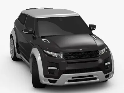 Range Rover Evoque Hamann 2012 3D model
