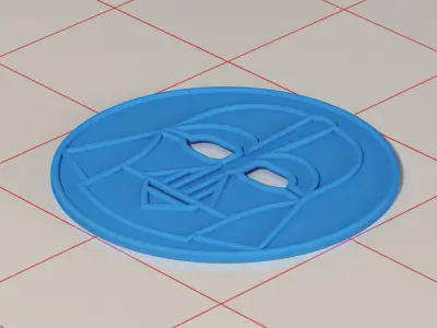 DarthVader 3D print 3dsMax model Free 3D model