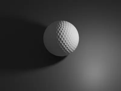 golf ball 3D model