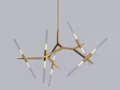 10 Chandelier 3D model