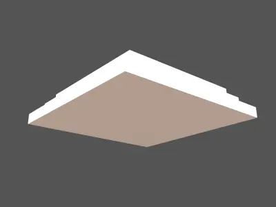 Podium Stage v2 001 Low-poly 3D model