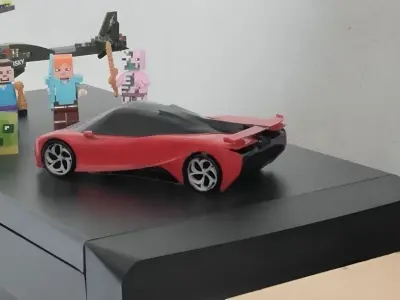 Concept Super Car - Aggressive and Handsome 3D print model