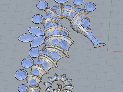 JEWEL CAVALLUCCIO MARINO HIPPOCAMPUS 3D print model