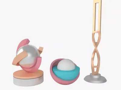 Sculptures dna 3D model