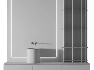 Luxury Bathroom 158 3D model