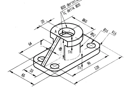 3D Design of Machine Part V3 3D print model