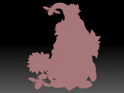 Gnome 3D print model