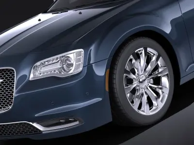 Chrysler 300 2015 VRAY 3D model