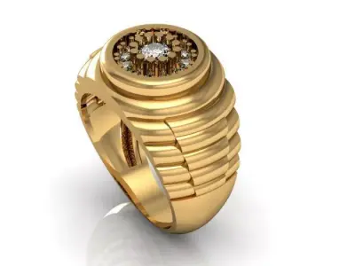 man ring 3D print model