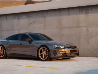 2022 Audi RS e-tron GT Scene 3D 3D model