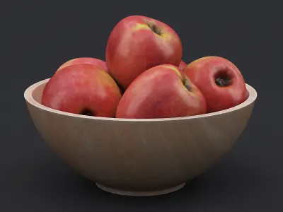 Fruit Bowl V 3D model