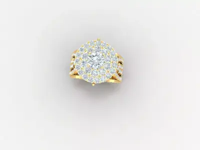 Ring for Girls 3D print model 3D print model