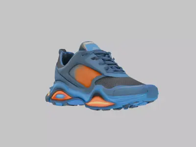 Modern Sporty Sneakers Low-Poly 3D Model Low-poly 3D model