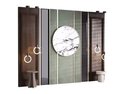 Decorative Wall panel  47 3D model