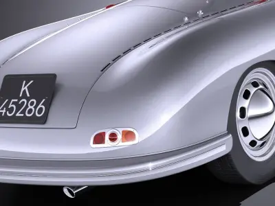 Porsche 356 number 1 1948 3D model