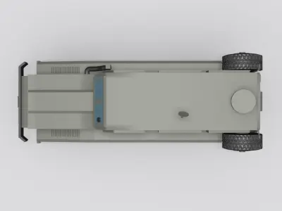 REVA 4X4 MKII Low-poly 3D model