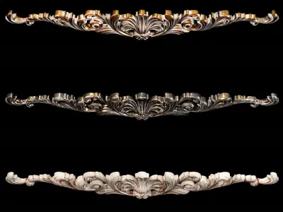 Classic carved 002 3D model