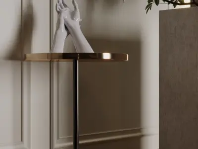 Bedroom interior scene 3D model 3D model