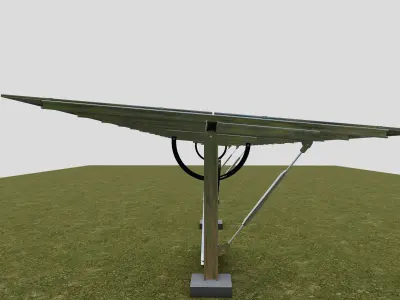 Manual Tracker Solar Energy Structure Type-3 3D model