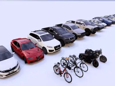 Lumion BIG PACK HD VEHICLES for Lumion 8 or newer  3D model