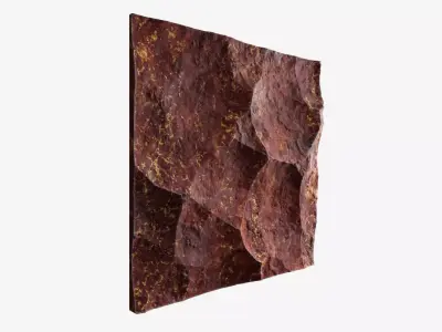 474-RockPanel rock texture 3D model