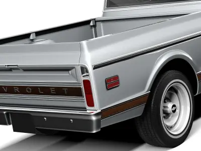 Chevrolet C10 Cheyenne 1972 3D model