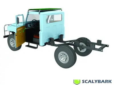 NISSAN PATROL G60 UTE SCALE MODEL STL FILES 3D print model 3D print model