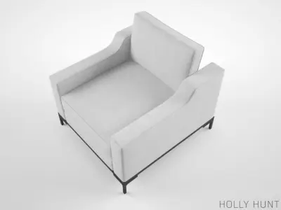 Holly Hunt Guild lounge chair 3D model