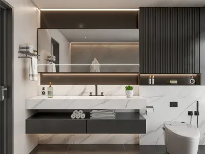 Bathroom 85 3D model